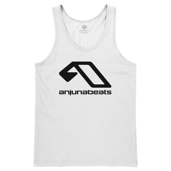 Anjunabeats Logo Men's Tank Top White / S