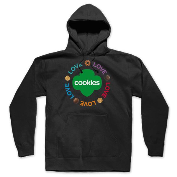 Girl Scouts Cookies Unisex Hoodie Black / S