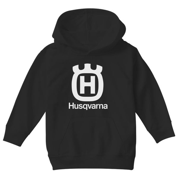 Husqvarna Logo Kids Hoodie Black / S
