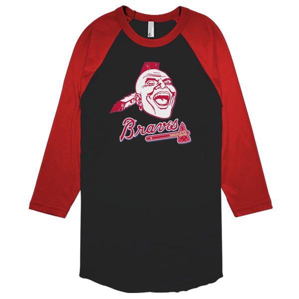 Chief Knockahoma Baseball T-Shirt Black Red / S