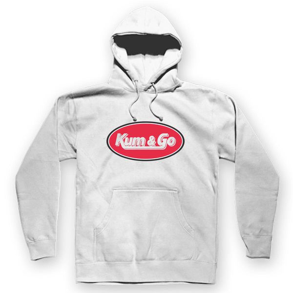 Kum And Go Gas Station Unisex Hoodie White / S