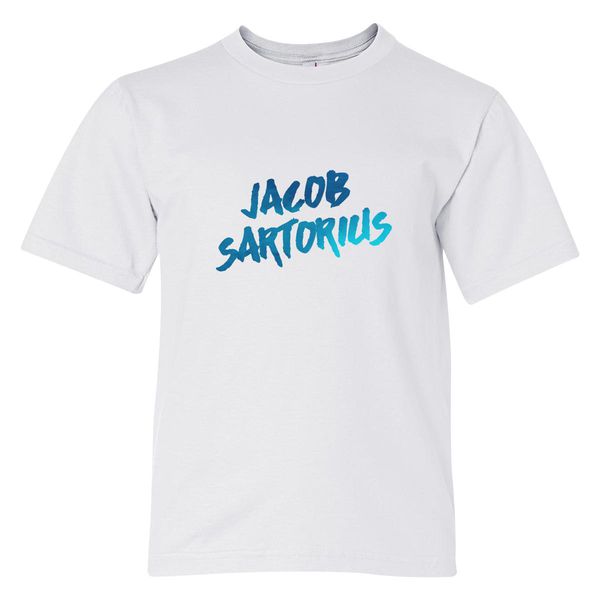 Jacob Sartorius Logo Youth T-Shirt White / S