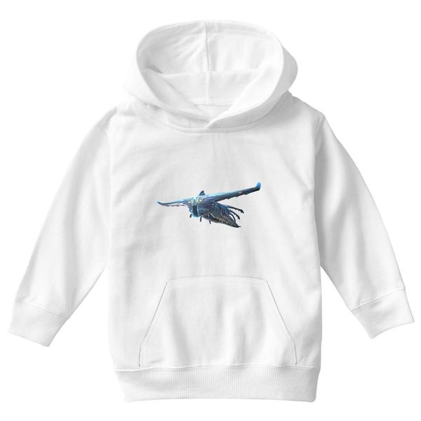 Subnautica Ghost Leviathan Kids Hoodie White / S