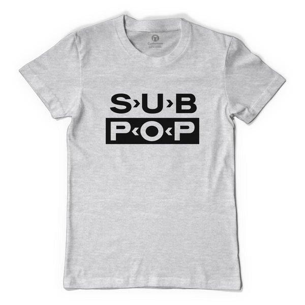 Sub Pop Records Men's T-Shirt Gray / S
