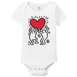 Keith Haring Baby Onesies White / 6M