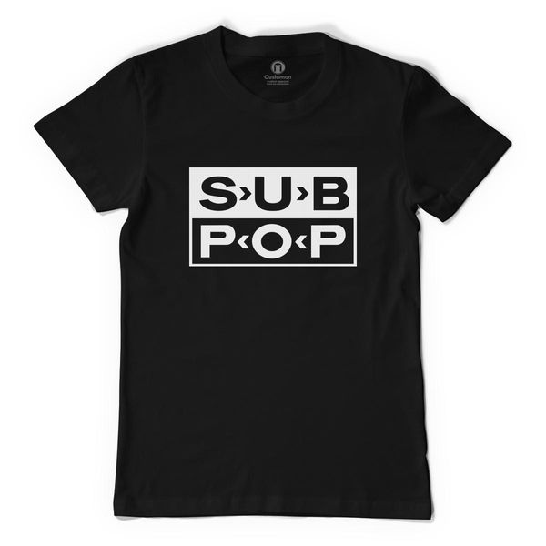 Sub Pop Records Men's T-Shirt Black / S
