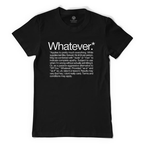 Whatever - Definition Women's T-Shirt Black / S
