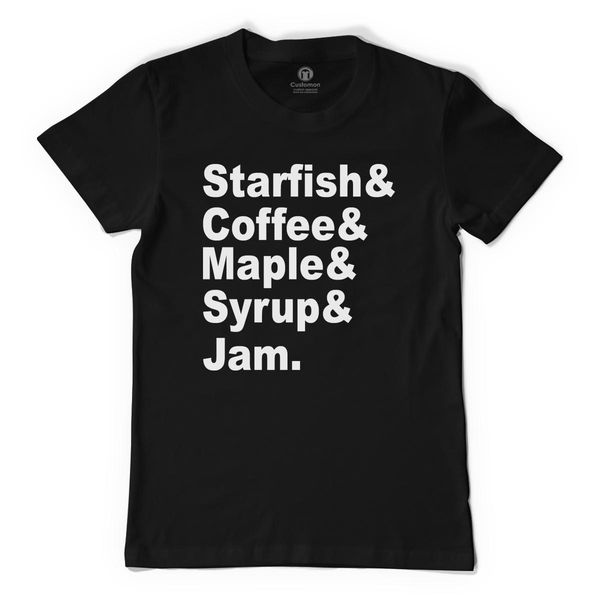 Starfish Coffee Maple Syrup Jam Men's T-Shirt Black / S