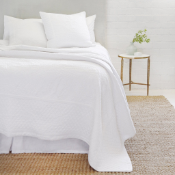 Marseille White Coverlet Collection by Pom Pom at Home