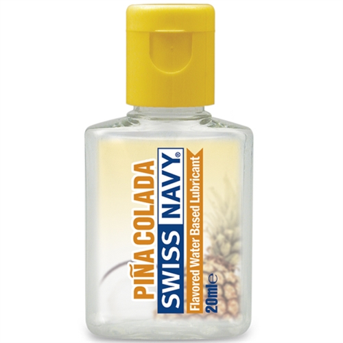 Swiss Navy Flavors Water-Based Lubricant - Pina Colada - 20 ml