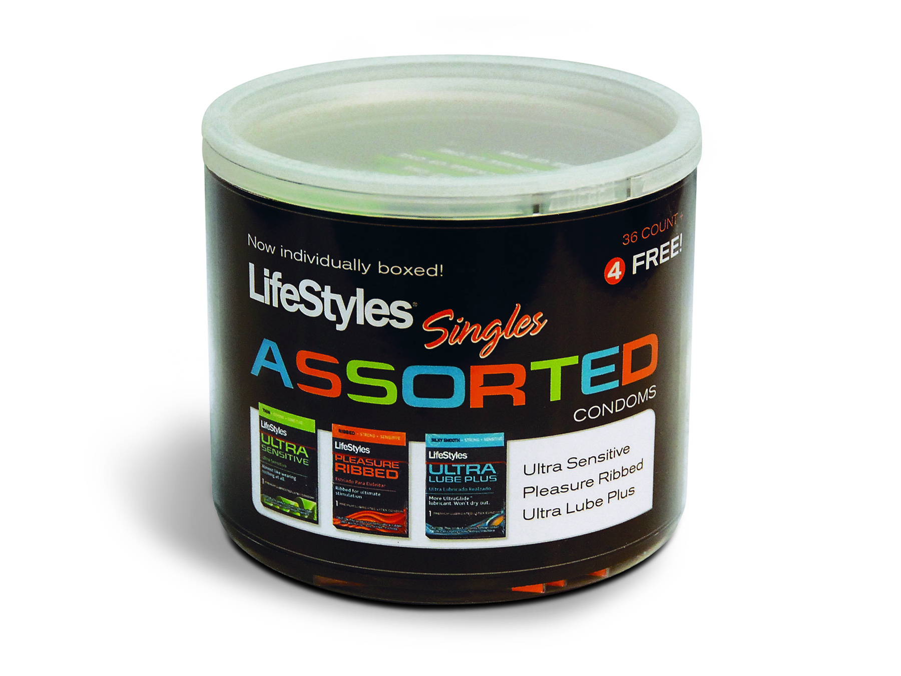 Lifestyles Assorted Singles - 40 Count Jar