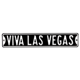Viva Las Vegas 36" Metal Street Sign