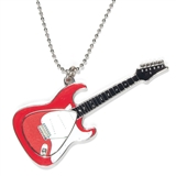 Picklace Red Electric Guitar Pick Holder