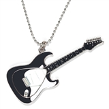 Picklace Black & White Electric Guitar Pick Holder