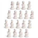 Small Composer Busts, Set of 18