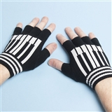 Fingerless Piano Keys Gloves