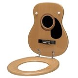 Acoustic Guitar Toilet Seat