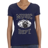 Music Dept. Drumset Ladies T-Shirt