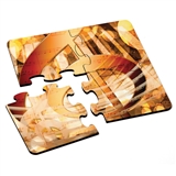 Golden G-Clef Puzzle Coasters