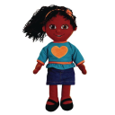 Excellerations® 19 African American Girl Cuddle Buddy