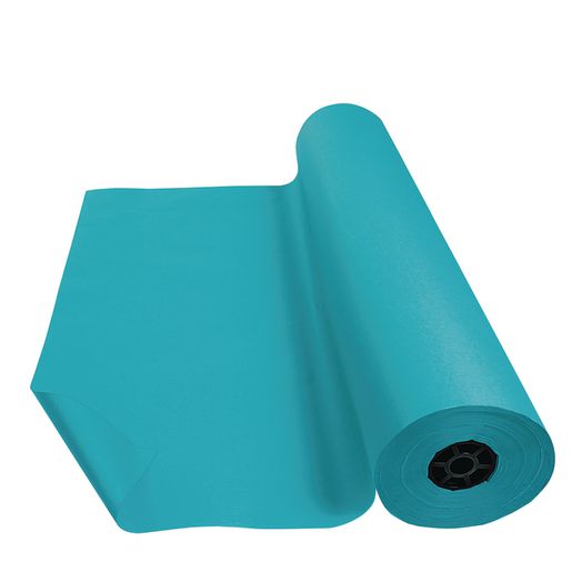 Colorations® Dual Surface Paper Roll - Aqua 36 inches x 1000