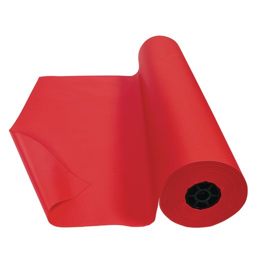 Colorations® Dual Surface Paper Roll - Flame Red 36 x 1000