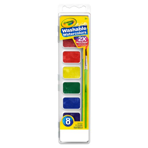 Crayola® 8 Washable Watercolor Paints