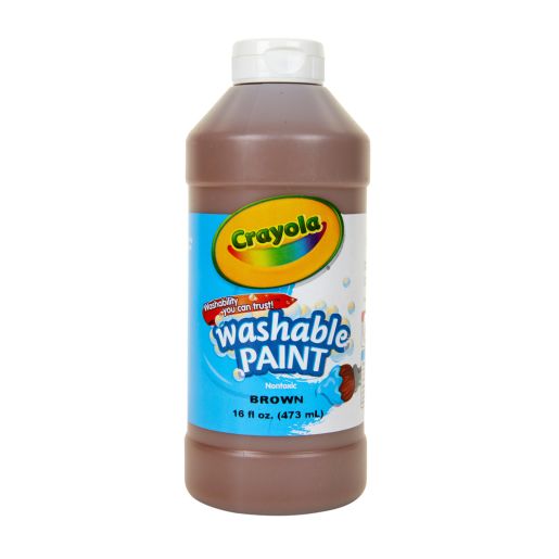 Brown Crayola® Washable Paint, 16oz