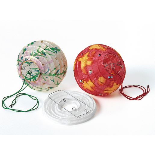 Colorations® Liquid Watercolor™ Tissue Paper Lanterns - Set of 12