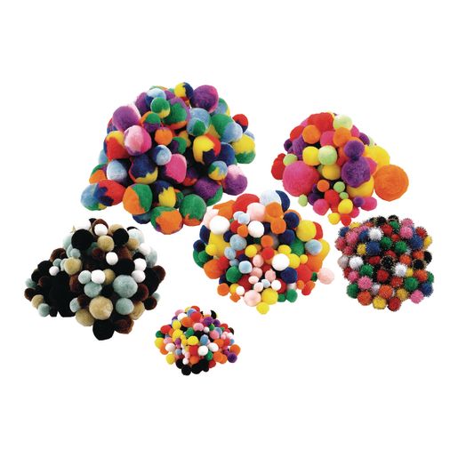 Colorations® Pom-Pom Classroom Value Pack - 700 Pieces