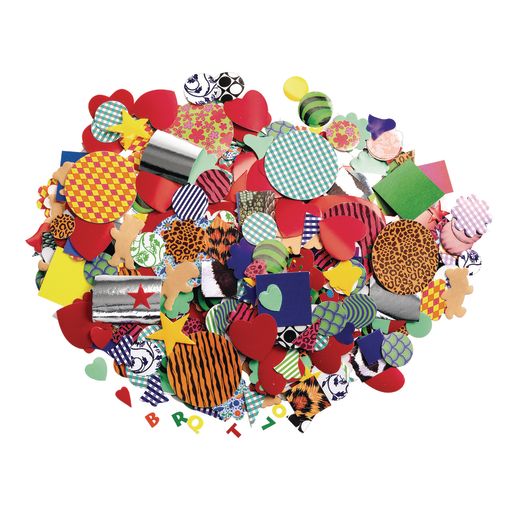 Paper Popz™ Colors & Patterns Pasting Pieces, 1500 pcs.