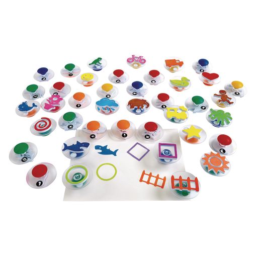 Colorations® Easy Grip Stampers Mega Value Pack - 40 Pieces