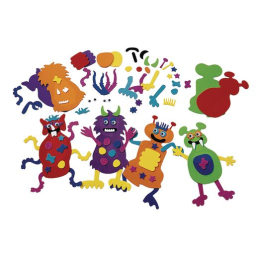 Colorations® Monstrous Monster-Making Craft Kit - 12 Piece Kit
