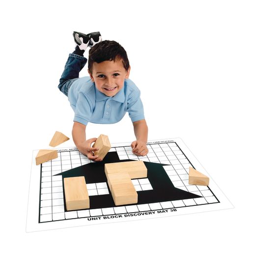 Excellerations® Unit Block Discovery Mats - Set of 6