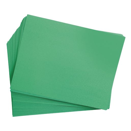 Colorations® Holiday Green 9 x 12 Heavyweight Construction Paper Pack - 50 Sheets