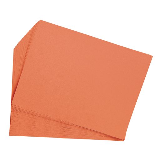 Colorations® Orange 9 x 12 Heavyweight Construction Paper Pack - 50 Sheets