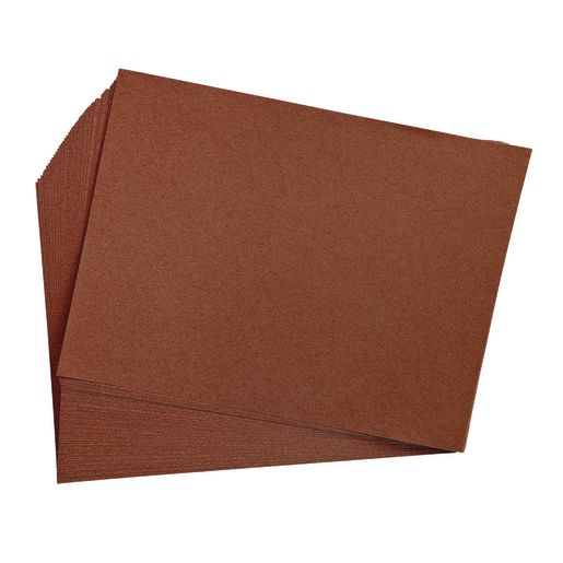 Colorations® Dark Brown 12 x 18 Heavyweight Construction Paper - 50 Sheets