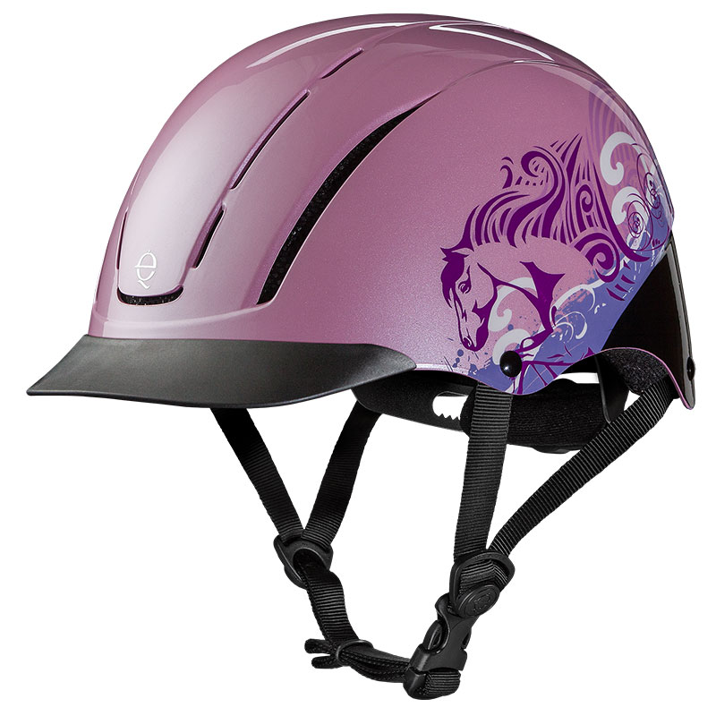 Troxel Spirit Pink Dreamscape All-Purpose Riding Helmet 04-538