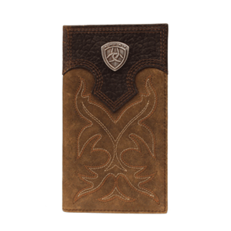 Ariat Mens Boot Stitched Rodeo Wallet with Emblem A3510844