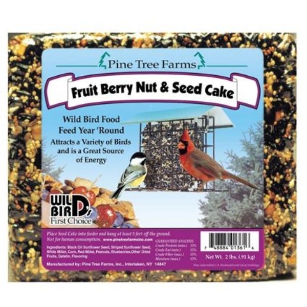 Pine Tree Farms Fruit Berry Nut and Seed Cake 2 lb