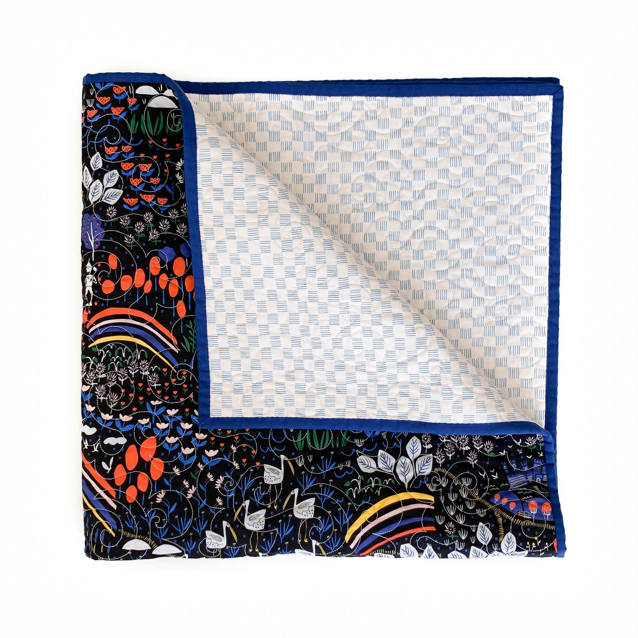 No Place Like Home Organic Quilt - Oz - Crib/Toddler Quilt