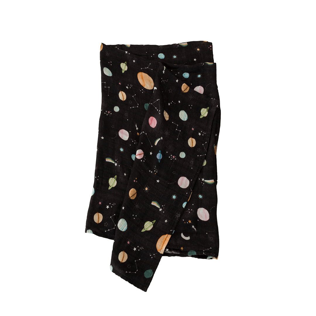 Planets Swaddle Blanket