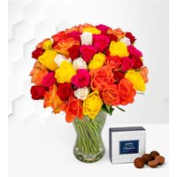 40 Roses - Free Chocs - Flower Delivery - Next Day Flowers - Flowers - Birthday Flowers
