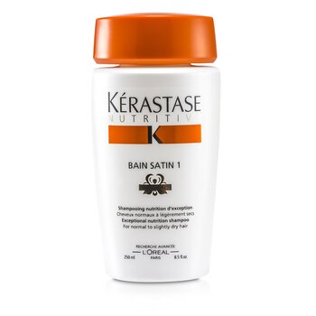 KerastaseNutritive Bain Satin 1 Exceptional Nutrition Shampoo (For Normal to Slightly Dry Hair) 250ml/8.5oz