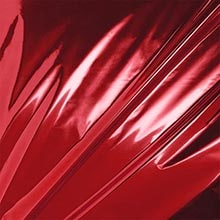 Clear Red Metallic Film Sheets - 18 X 30 - Polypropylene/Cellophane - Quantity: 250 - Poly Film - Type: Single Colored by Paper Mart