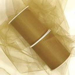 Old Gold Tulle - 3 X 25yd - Fabric Cloth - Width: 3 by Paper Mart
