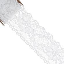 2(50mm)X 25yd White Bella Lace Ribbon Cotton Width: 2 Length: 25 yd by Paper Mart