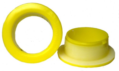 3" Core Yellow Hand Saver - 12" - 18" Stretch Wrap - 50 Pairs