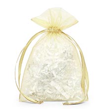 Cord Baby Maize Organza Bags Colored - Quantity: 30 - Fabric Bags Width: 3 Height/Depth: 4 by Paper Mart