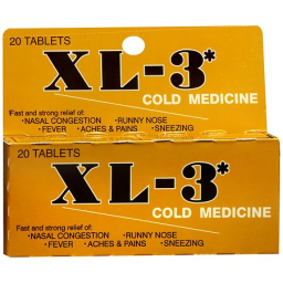 XL-3 Cold Medicine Tablets - 20.0 Each